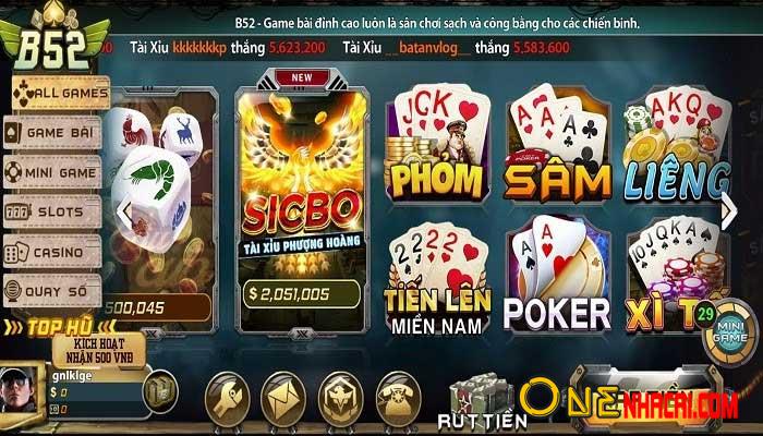 game bài tại B52 Club