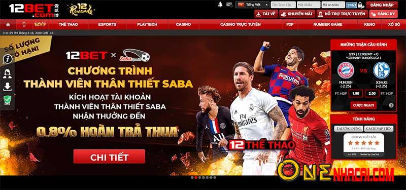 12Bet - đỉnh cao cá độ bóng đá online uy tín