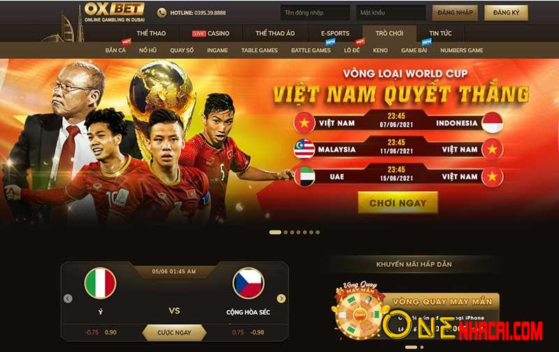 Oxbet - cá cược bóng đá online uy tín