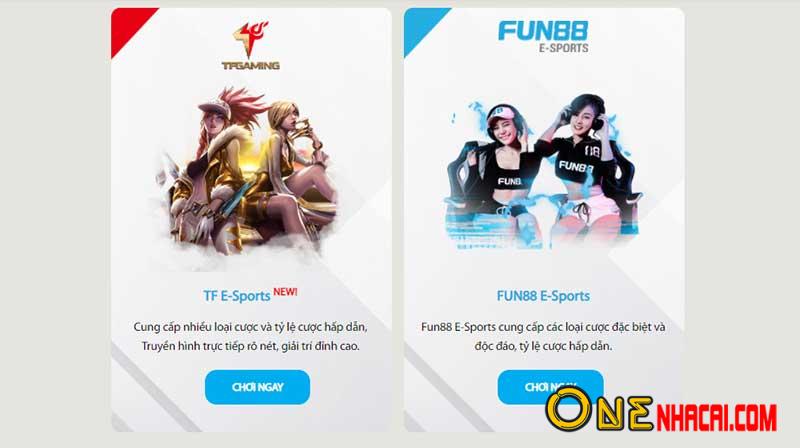 Cược esport tại Fun88