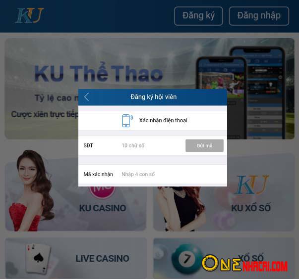 Đăng ký tại KUBET