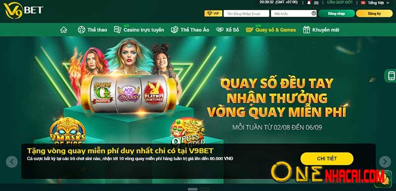 V9bet nhà cái khuyến mãi game slot khủng