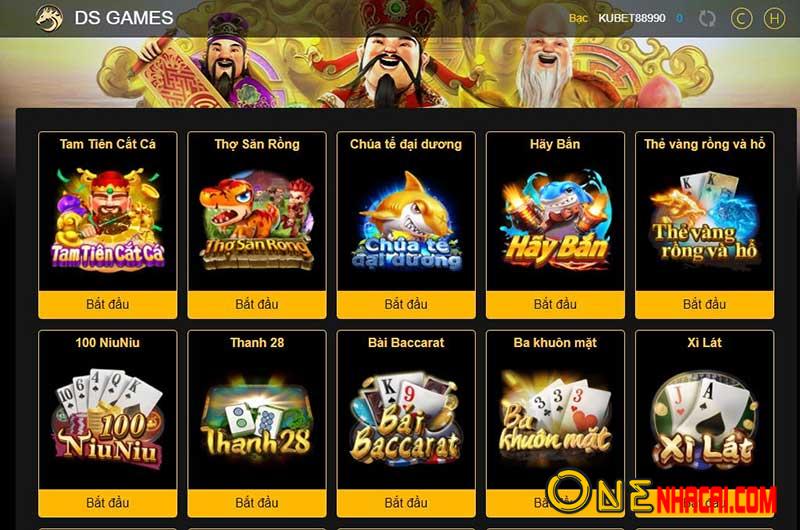 Các game slot đổi thưởng tại Kubet