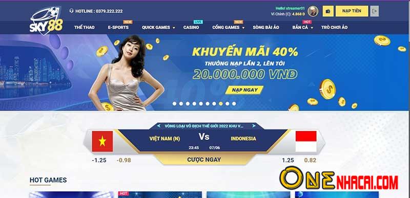 Khuyến mãi casino tại Sky88