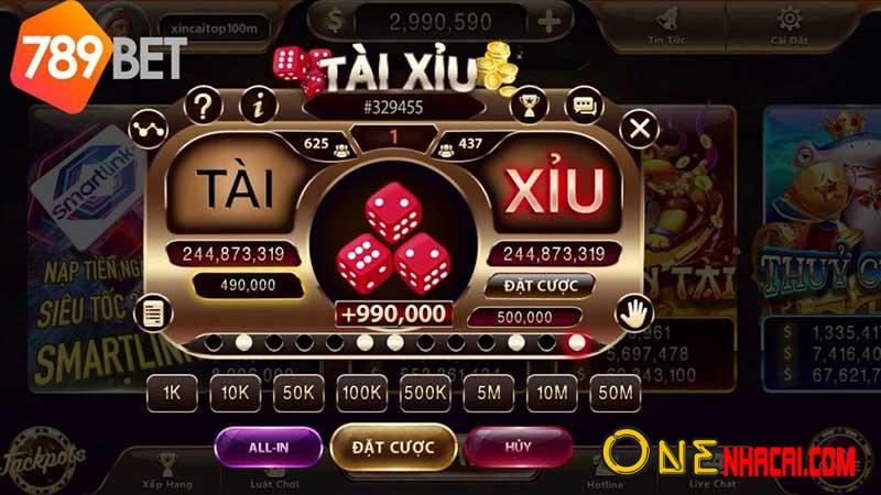 Tài xỉu trực tuyến tại 789Bet