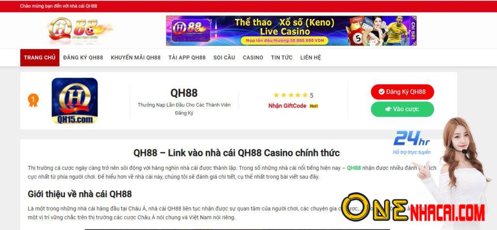 Giao diện QH88 có dễ trải nghiệm không?