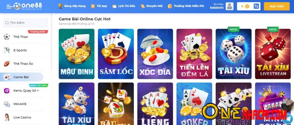 Casino Online tại One88