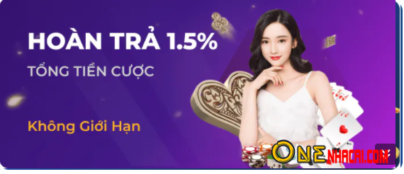 Hoàn trả 1.5% One88