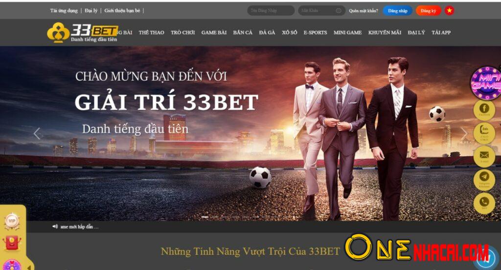 Nhà cái 33Bet có uy tín không? Có những sản phẩm cá cược chất lượng nào