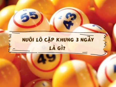 Nuôi lô cặp khung 3 ngày là gì? Cách nuôi lô cặp khung 3 ngày miễn phí chính xác cao.