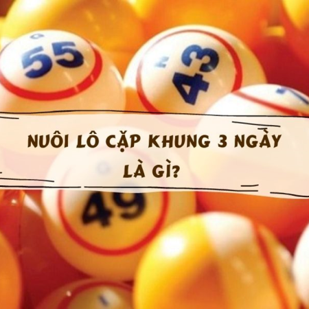 Nuôi lô cặp khung 3 ngày là gì? Cách nuôi lô cặp khung 3 ngày miễn phí chính xác cao.