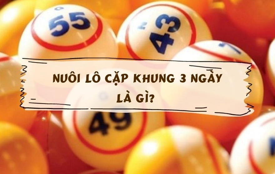 Nuôi lô cặp khung 3 ngày là gì? Cách nuôi lô cặp khung 3 ngày miễn phí chính xác cao.